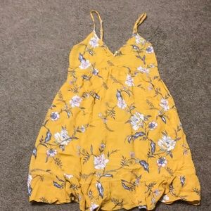 Yellow flower sundress
